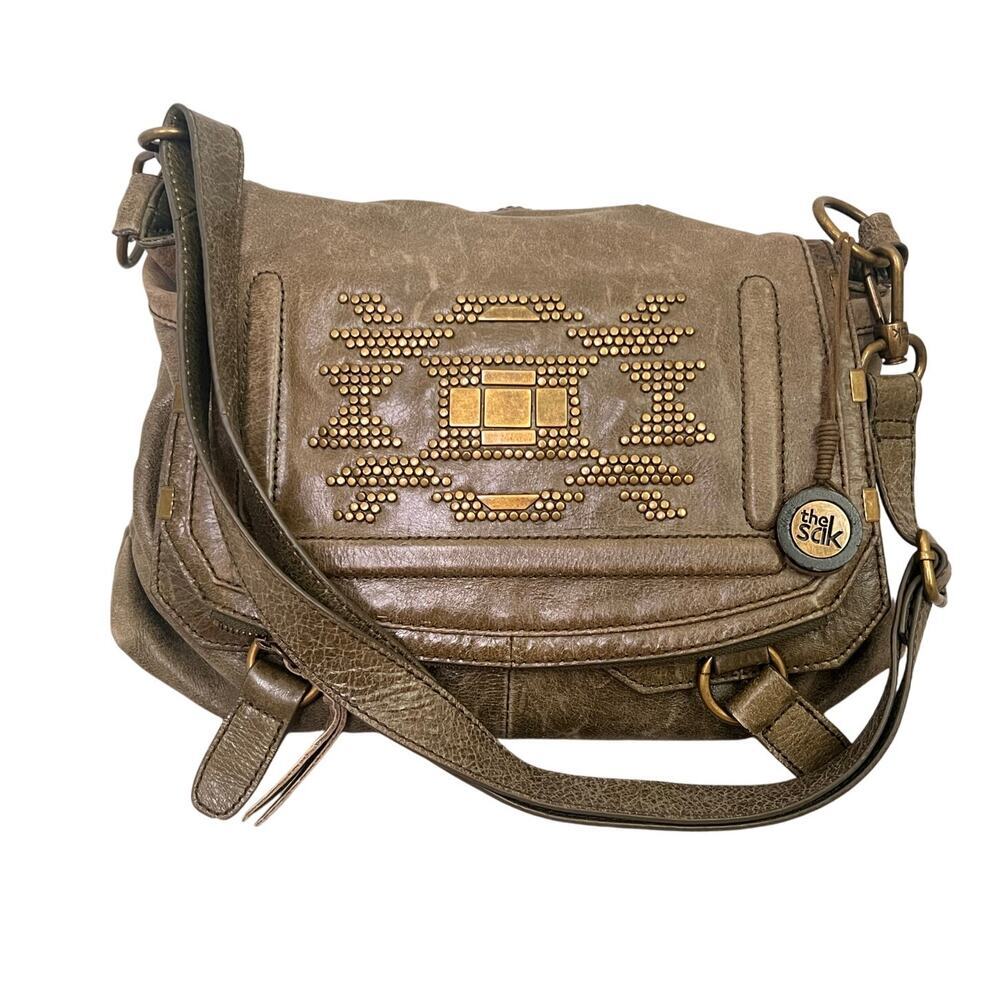 The Sak Brown Leather Crossbody Bag